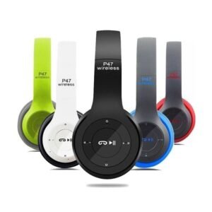 P47 headphones both option wired or wireless