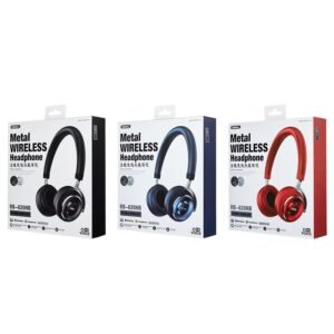 Metal wireless headphones model Rb 620b both options : wired or w/l