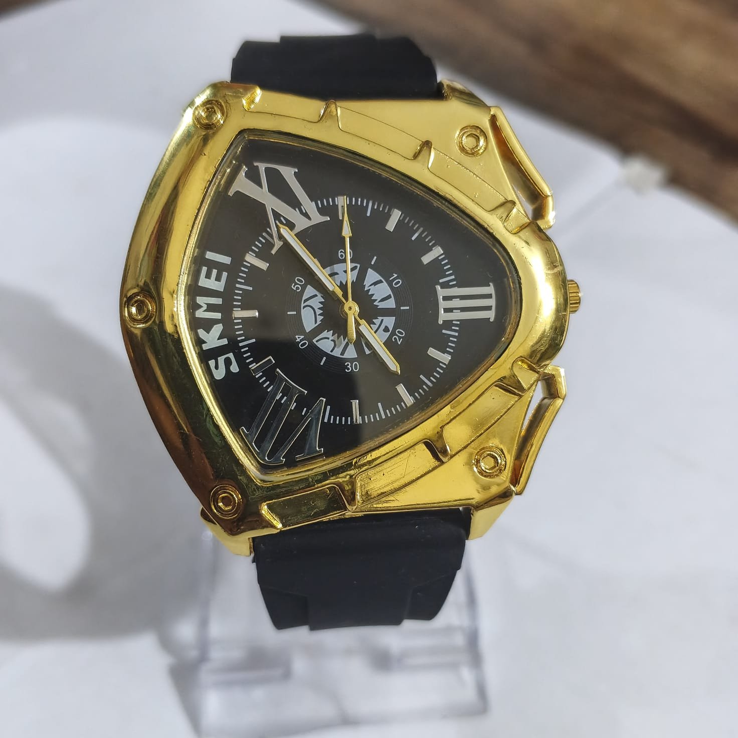 Skmei gold edition watch 2 colors black & brown